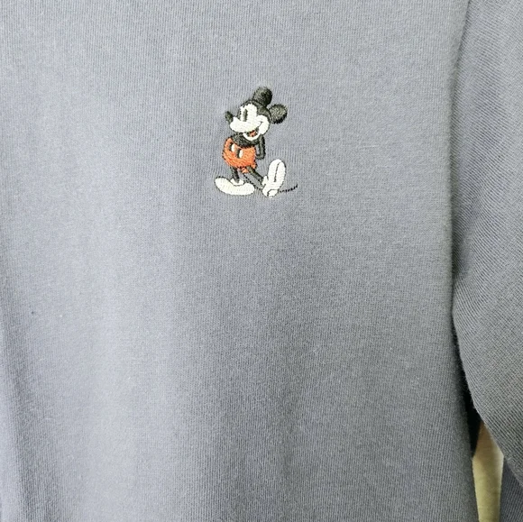 DisneyResort TokyoWomen's Gray/Blue Sweater with Embroidered Detail FullZip Smal - Picture 3 of 8